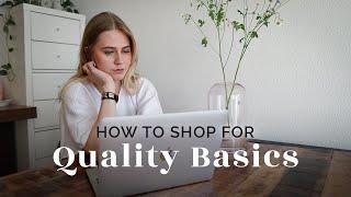 How To Shop Quality Basics Best Brands For High Quality Clothing