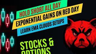 Secret for Exponential Gains on a Red Day in Stock Market using Repeatable Setups