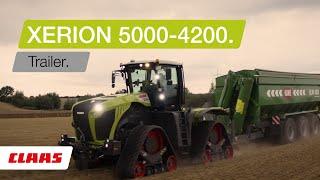 CLAAS XERION 5000-4200. Trailer.