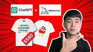 Hướng Dẫn Kiếm Tiền THỤ ĐỘNG với Chat GPT + Midjourney trên PRINTIFY