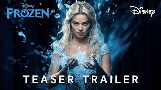 Frozen Live Action 2025  Teaser Trailer  Margot Robbie & Disney 4K  frozen trailer