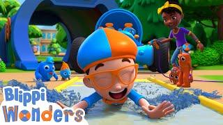 Fun in the Sun with Blippi and Meekah  Blippi Wonders Animated Adventures  Moonbug Kids