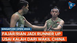 Hasil Final Singapore Open 2024 FajarRian Tumbang di Tangan Wakil China