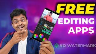 கலக்கலான  Best 5 FREE Video Editing Apps For Android 2021- No WaterMark  Tamil Tech