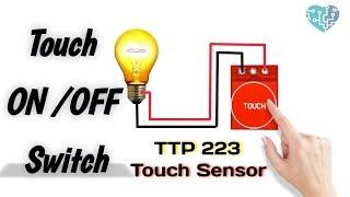 Touch On  Off switch using TTP223