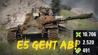 Auf der Jagd nach 10k im T110E5 World of Tanks