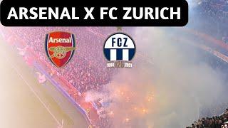 Arsenal x Zurich - Fans atmosphere at Emirates Stadium