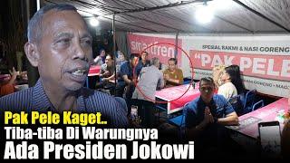 Pak Pele KagetTiba-tiba di Warungnya Ada Pak Jokowi