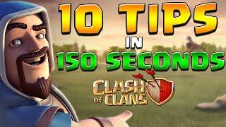 10 Tips & Tricks in 150 Seconds – Clash of Clans Edition