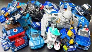 Unboxing Blue Transformers Robot Tobot Car Assemble Rise of Beasts BUMBLEBEE Rescue Superhero Movie