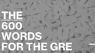 600 Words You Need for GRE 2024 Test-takers