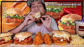 McD SPICY LEMON CHICKEN McDELUXE BAHARU  DAP UHH STING AKU YAHUU...   ASMR MUKBANG