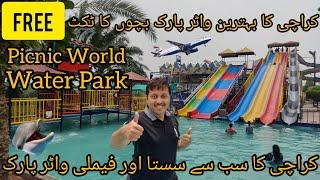Picnic World Water Park  Vlog  Karachi Best Water Park  Water Resort in Karachi
