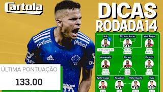 DICAS #14 RODADA  CARTOLA FC 2023 MITAMOS MUITO 133.00 PONTOS 