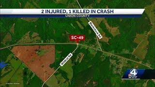 Two injured one killed in Union County crash troopers say