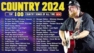 ​​Country Music Playlist 2024  Luke Combs Morgan Wallen Brett Young Kane Brown Jason Aldean