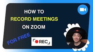 How to Record your Meetings on ZOOM for FREE 2024 - A Simple Tutorial