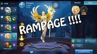 MOBILE LEGENDS  RAFAELA RAMPAGE FULL  Ranked Game