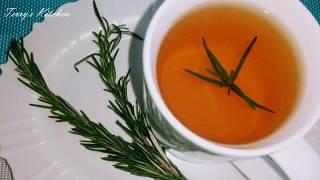 HOW TO MAKE ROSEMARY TEA  FRESH ROSEMARY TEA