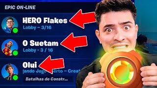 JULGANDO O RANK DOS MEUS AMIGOS NO FORTNITE