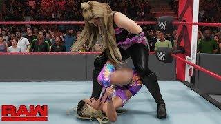 WWE 2K19 RAW UNIVERSAL WOMENS CHAMPIONSHIP REMATCH CANDICE LERAE VS NATALYA