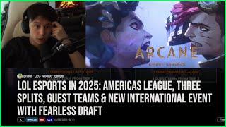Caedrel Reacts To The NEW LOL International Event Americas Merging & Arcane S2