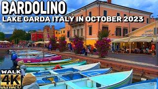 BARDOLINO LAKE GARDA ITALY. HERE IS WHAT TO EXPECT IN OCTOBER IN LAKE GARDA  WALKING TOUR 4K60FPS