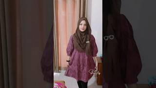 Easy Full Coverage Hijab Tutorial for School CollegeUniversity........ #hijabilookbook #hijab