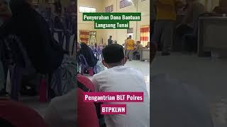 Penerima Bantuan Tunai Kepada PKL Warung dan Nelayan