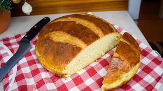 Napravite domaći hleb za 5 minuta kao iz najbolje pekare  Homemade bread Eng sub