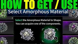 How to FARM Amorphous Material Pattern the first descendant Open amorphous  Material