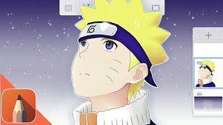 【 SpeedPaint 】Naruto Autodesk Sketchbook Android Anime
