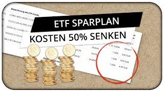 Wie du ganz einfach 50% der Kosten bei deinem ETF Sparplan sparen kannst 