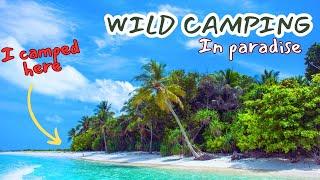 Wild Camping on a Tropical Beach  Free Food  Scorpions  Fishing  Crazy Crabs  Coconuts