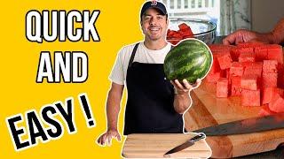 How to Cut a Watermelon  Cubes and Triangles