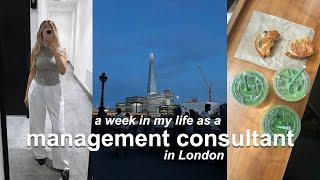 Spend a week with me as a management consultant in London