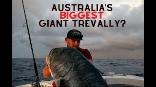 Australias BIGGEST Giant Trevally