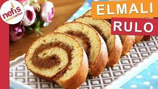 Sünger gibi keki ile ELMALI RULO - Kolayca Sarılır 