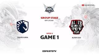 Team Liquid vs Alter Ego GAME 1 MPL ID S14  AE VS TLID ESPORTSTV