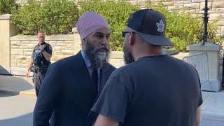 Who said it?  NDP Leader Jagmeet Singh gets into verbal altercation in Ottawa