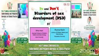 DO and Donts in Disorders of Sex development DSD Prof Noha Arafa Prof Shymaa Rafaat