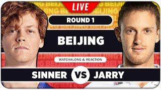 SINNER vs JARRY ● ATP Beijing 2024 ● LIVE Tennis Watchalong Stream