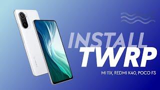 How to Install TWRP SKKK A12 V3.5 and Root Mi 11x  Android 12&12L  Latest Tutorial  Easy 2022 