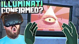 SECRET ILLUMINATI ENDING FOUND - Please Dont Touch Anything VR Gameplay - VR HTC Vive