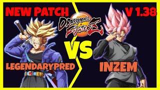 DBFZ NEW PATCH 1.38 - LEGENDARYPRED vs INZEM Testing new team characters