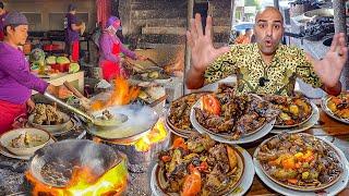 Indonesian VILLAGE BBQ  like youve never seen before - Indonesian Street food in Solo Indonesia