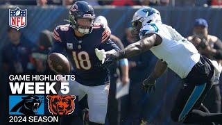 Carolina Panthers vs. Chicago Bears Game Highlights  NFL 2024 Season Week 5