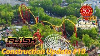 Flash Vertical Velocity  Construction Update #10  Six Flags Great Adventure  May 21st 2024