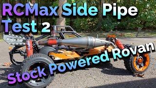 RCMax Taylor Rc Full Side Pipe Install And Brap Test On A Stock Rovan Baja