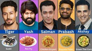 Indian Actors and Their Favorite Foods  Celebrity Hunter